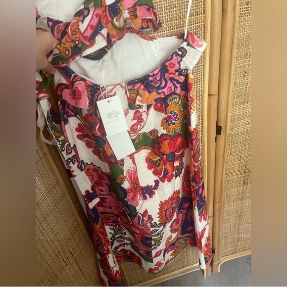 Zimmermann Lovestruck Tie Back Midi Dress - Picture 9 of 11